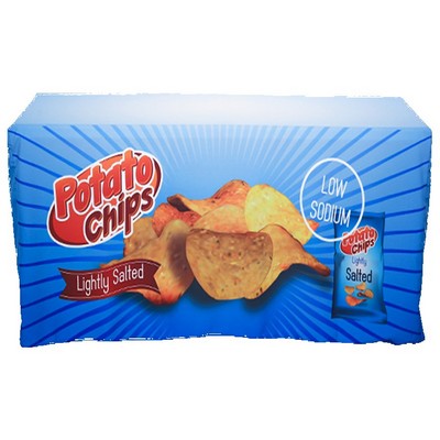 4' Fitted Table Cover in Full Color Overall