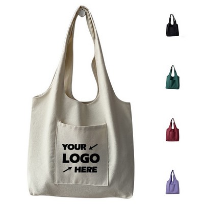 Solid Color Canvas Bag