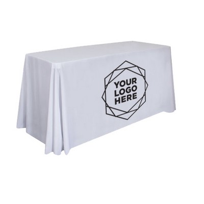 4' Wrinkle-Free Scuba Table Throw - Screen Printed