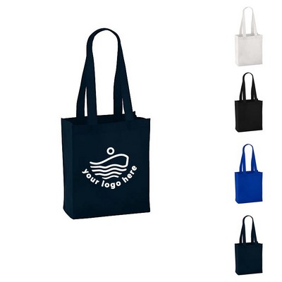 12oz Reusable Canvas Tote Bag 8.25W x 10"H x 4"D